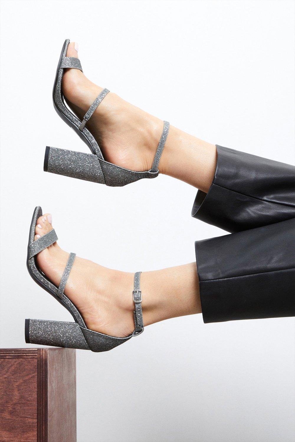Women’s Principles: Evie Block Heel Shoes - pewter - 5