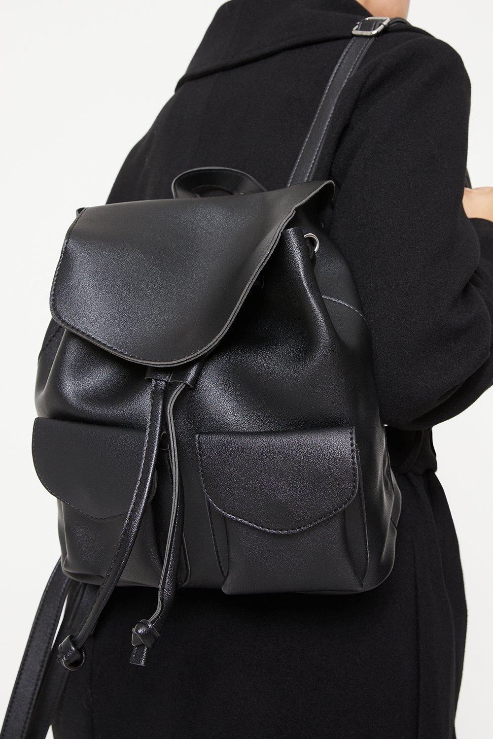 Women’s Silas Pocket Front Backpack - black - ONE SIZE