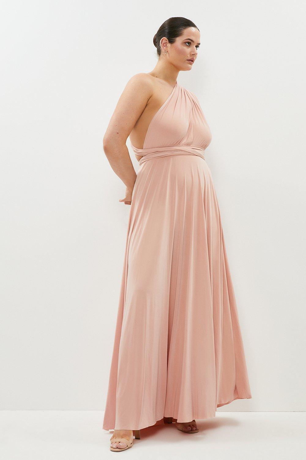 Multiway maxi dress clearance pink