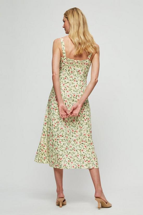 Dorothy Perkins Yellow Floral Strappy Sun Dress 3