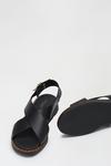 Dorothy Perkins Black Leather Janey Slingback Sandal thumbnail 3