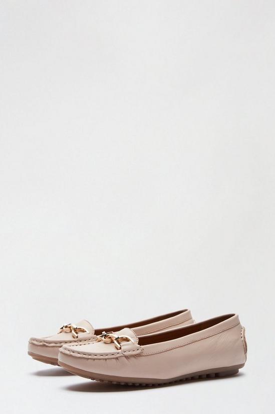 Dorothy Perkins Blush Leather Bestie Snaffle Loafer 2