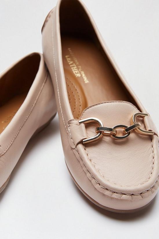 Dorothy Perkins Blush Leather Bestie Snaffle Loafer 3