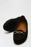 Dorothy Perkins Black Leather Bestie Snaffle Moccasin thumbnail 3