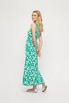 Dorothy Perkins Green Ditsy Floral Strappy Tiered Maxi thumbnail 3
