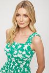Dorothy Perkins Green Ditsy Floral Strappy Tiered Maxi thumbnail 4
