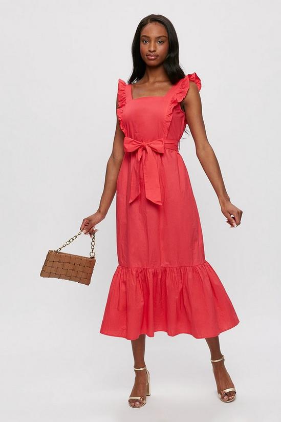 Dorothy Perkins Pink Ruffle Maxi Dress 1