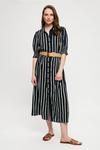 Dorothy Perkins Stripe Shirt Midi Dress thumbnail 2
