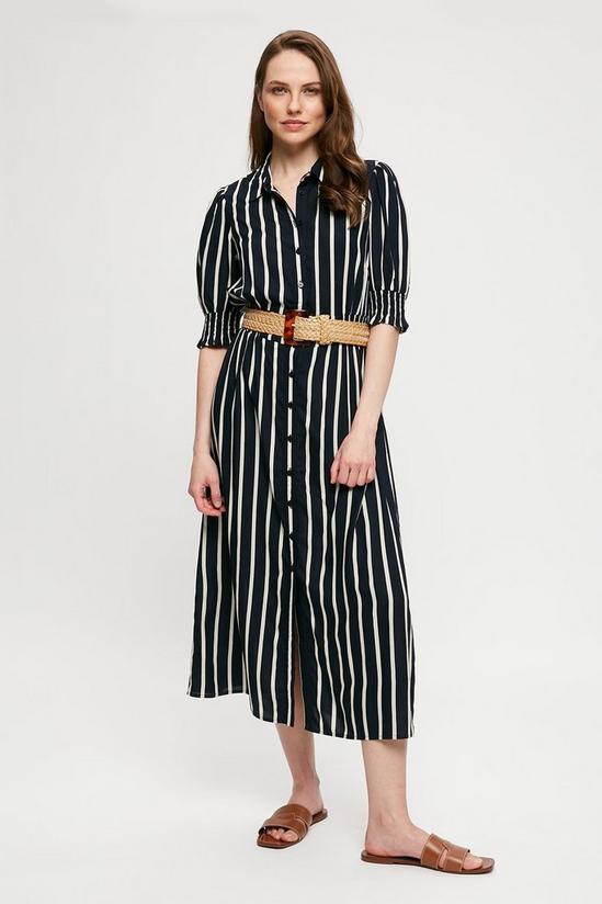 Dorothy Perkins Stripe Shirt Midi Dress 2