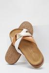 Dorothy Perkins Leather Jammy Padded Strap Footbed Slide thumbnail 4