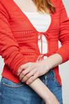 Dorothy Perkins Red Tie Front Cardigan thumbnail 4