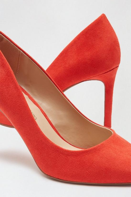 Dorothy Perkins Red Dash Pointed Court Shoe 3