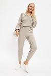 Dorothy Perkins Luxe Soft Touch Camel Lounge Jogger thumbnail 1
