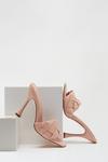 Dorothy Perkins Wide Fit Blush Stella Woven Heeled Mule thumbnail 3