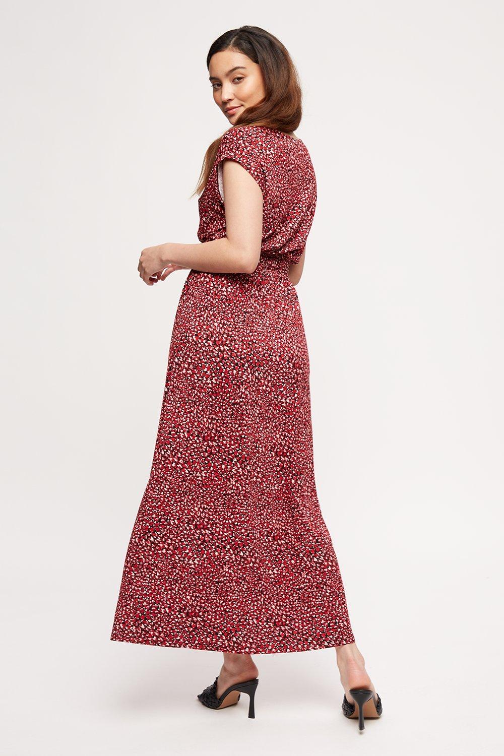 Dorothy perkins 2025 red maxi dress