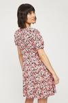 Dorothy Perkins Petite Multi Floral Fit And Flare Dress thumbnail 3