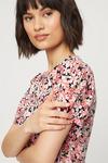 Dorothy Perkins Petite Multi Floral Fit And Flare Dress thumbnail 4