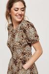 Dorothy Perkins Tall Black & Leopard 2 Pack T-shirt Dress thumbnail 4