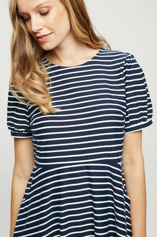 Dorothy Perkins Maternity Stripe Short Sleeve T-shirt Dress 4