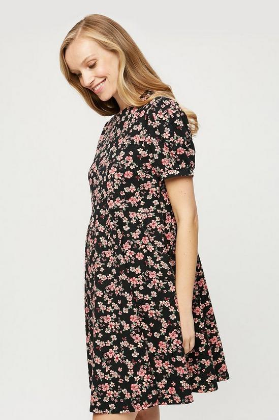 Dorothy Perkins Maternity Floral Short Sleeve T-shirt Dress 1