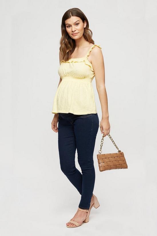 Dorothy Perkins Maternity Shirred Waist Broderie Top 1