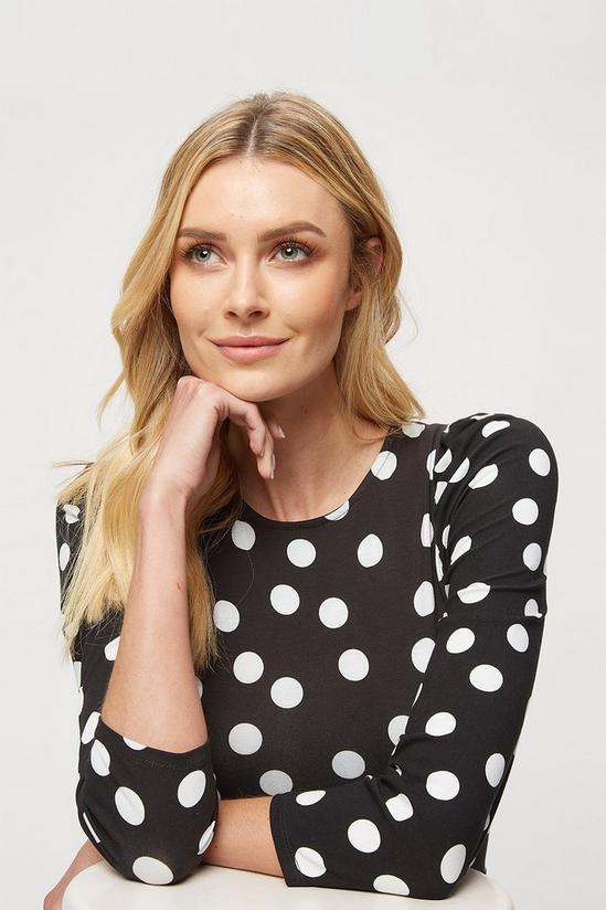 Dorothy Perkins Black Spot Fit And Flare Dress 4
