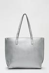 Dorothy Perkins Metallic Silver Shopper Bag thumbnail 1