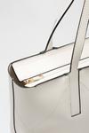 Dorothy Perkins Stitch Detail Zip Top Shopper Bag thumbnail 4