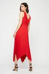 Dorothy Perkins Red Pleated Midi Dress thumbnail 3