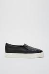 Dorothy Perkins Wide Fit Black Iva Woven Trainers thumbnail 2