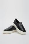 Dorothy Perkins Wide Fit Black Iva Woven Trainers thumbnail 4