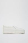 Dorothy Perkins Wide Fit White Iva Woven Trainers thumbnail 2
