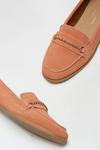 Dorothy Perkins Pink Leather Libby Chain Detail Loafer thumbnail 4