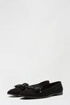 Dorothy Perkins Black Leatrice Bow Loafer thumbnail 2