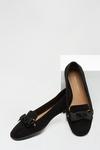 Dorothy Perkins Black Leatrice Bow Loafer thumbnail 3
