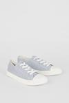 Dorothy Perkins Blue Stripe  Icon Canvas Trainers thumbnail 3