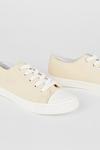 Dorothy Perkins Yellow Icon Canvas Trainers thumbnail 4