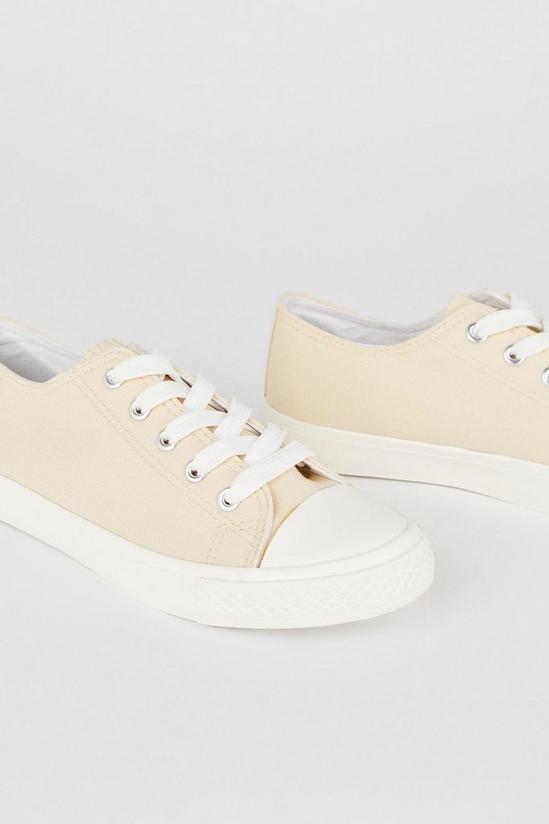 Dorothy Perkins Yellow Icon Canvas Trainers 4