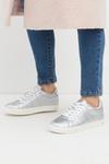 Dorothy Perkins Silver Infinity Lace Up Trainers thumbnail 2