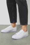 Dorothy Perkins Wide Fit Icon Canvas Trainers thumbnail 1