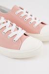 Dorothy Perkins Pink Icon Canvas Trainers thumbnail 3