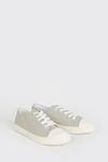 Dorothy Perkins Grey Icon Canvas Trainers thumbnail 3