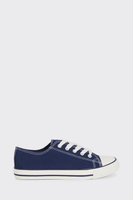 Dorothy Perkins Navy Icon Canvas Trainers 2