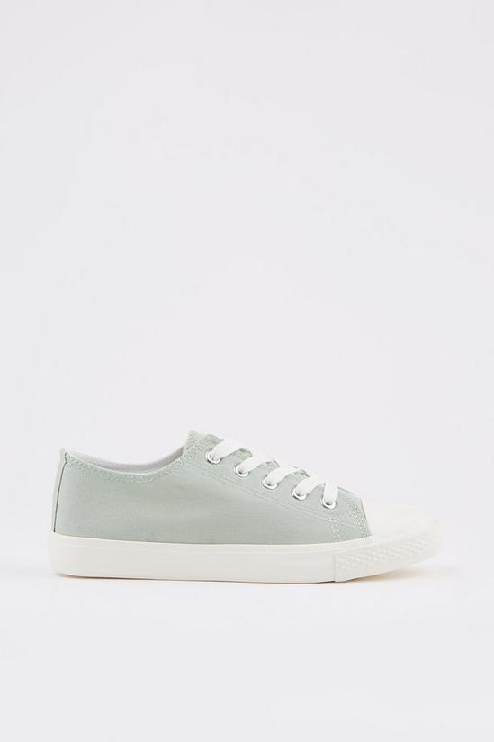 Dorothy Perkins Green Icon Canvas Trainers 2