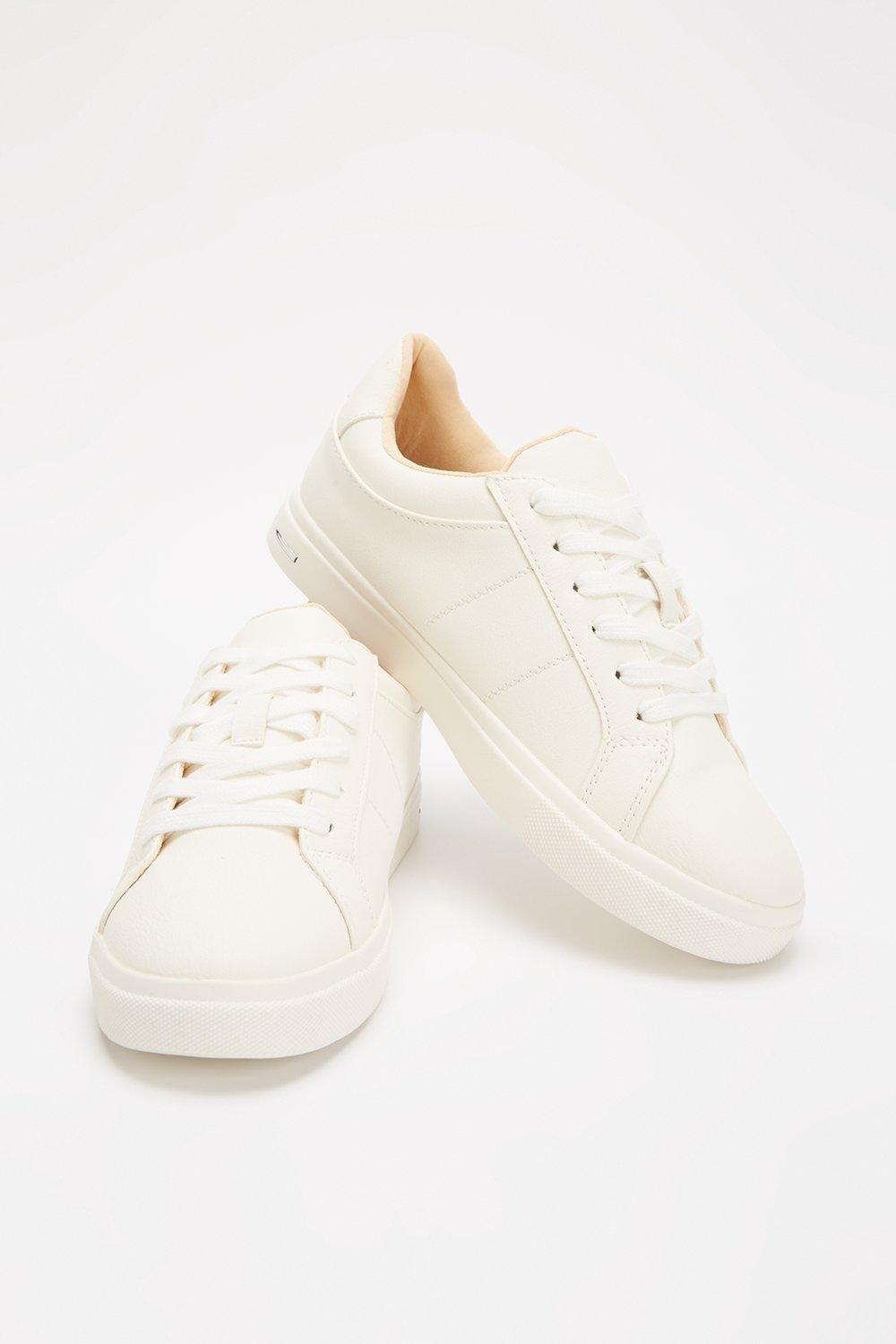 Trainers White Infinity Lace Up Trainers Dorothy Perkins