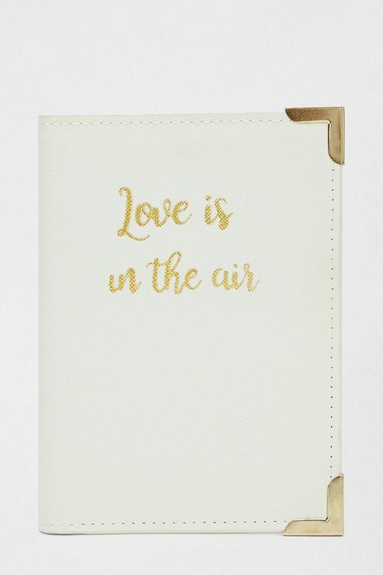 Dorothy Perkins Love Is In The Air White Passport Holder 1