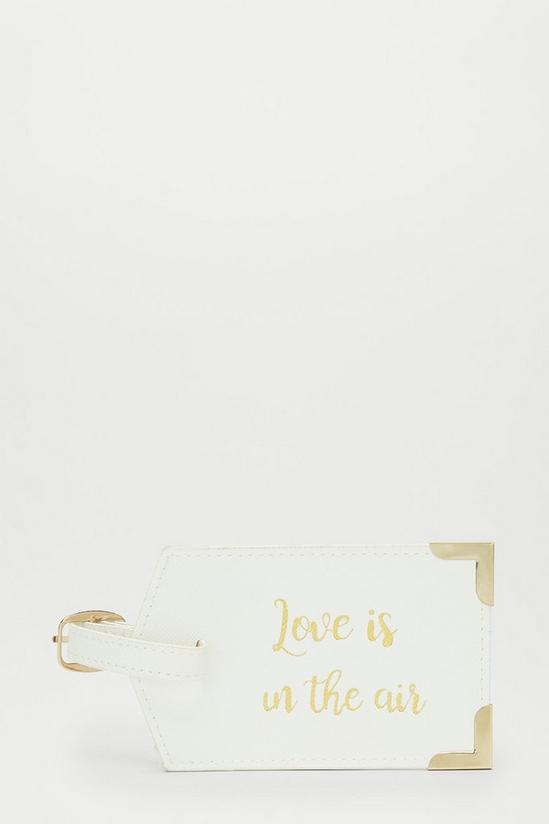 Dorothy Perkins Love Is In The Air White Luggage Tag 2