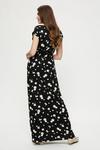 Dorothy Perkins Tall Black Floral Wrap Maxi Dress thumbnail 3
