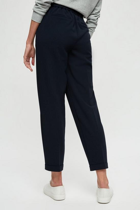 Dorothy Perkins Navy Tailored Formal Joggers 3