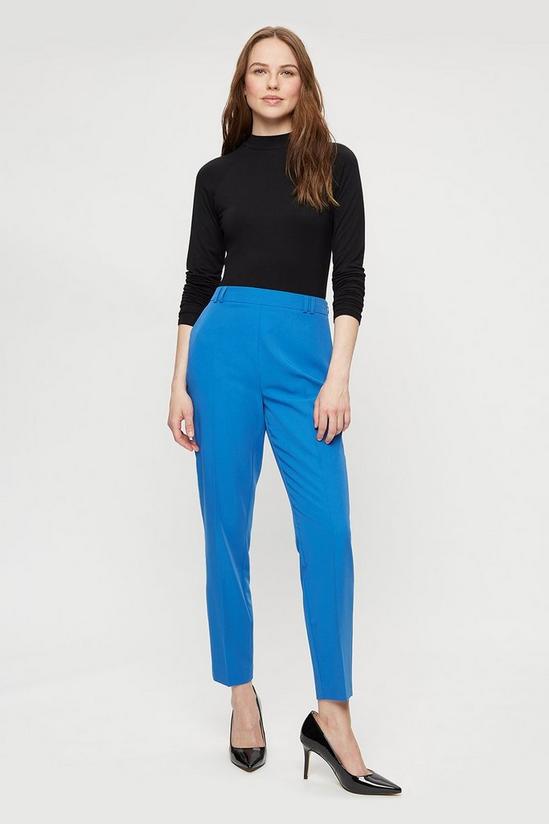 Dorothy Perkins Cobalt High Waisted Tailored Trousers 1
